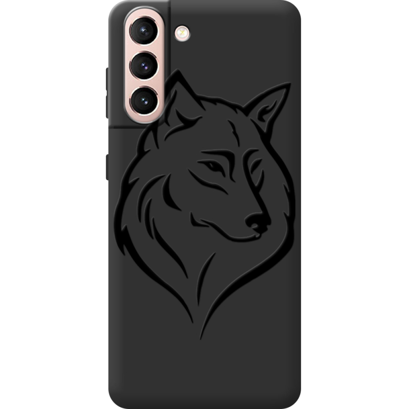 Черный чехол BoxFace Samsung G991 Galaxy S21 Wolf