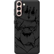 Черный чехол BoxFace Samsung G991 Galaxy S21 Bear King