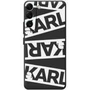 Черный чехол BoxFace Samsung Galaxy S22 Plus (S906) White Karl