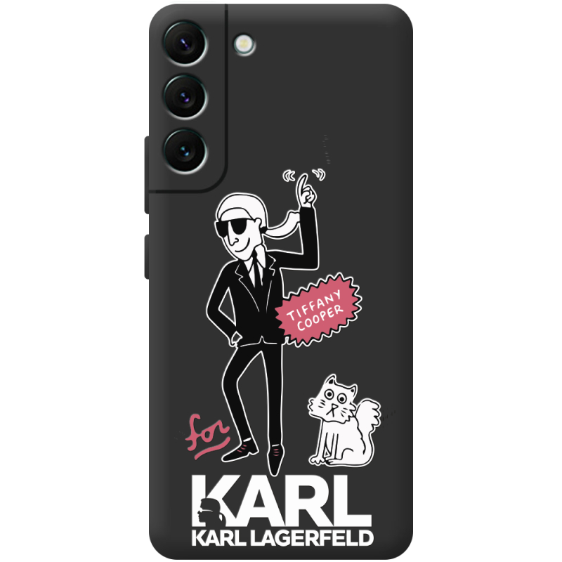 Черный чехол BoxFace Samsung Galaxy S22 Plus (S906) For Karl