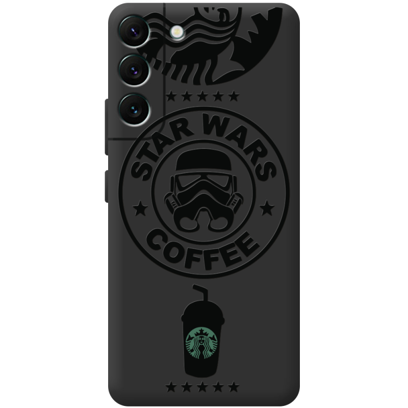 Черный чехол BoxFace Samsung Galaxy S22 Plus (S906) Dark Coffee