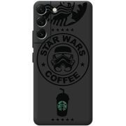 Черный чехол BoxFace Samsung Galaxy S22 Plus (S906) Dark Coffee