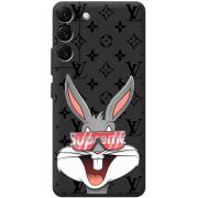 Черный чехол BoxFace Samsung Galaxy S22 Plus (S906) looney bunny