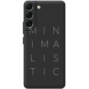 Черный чехол BoxFace Samsung Galaxy S22 Plus (S906) Minimalistic