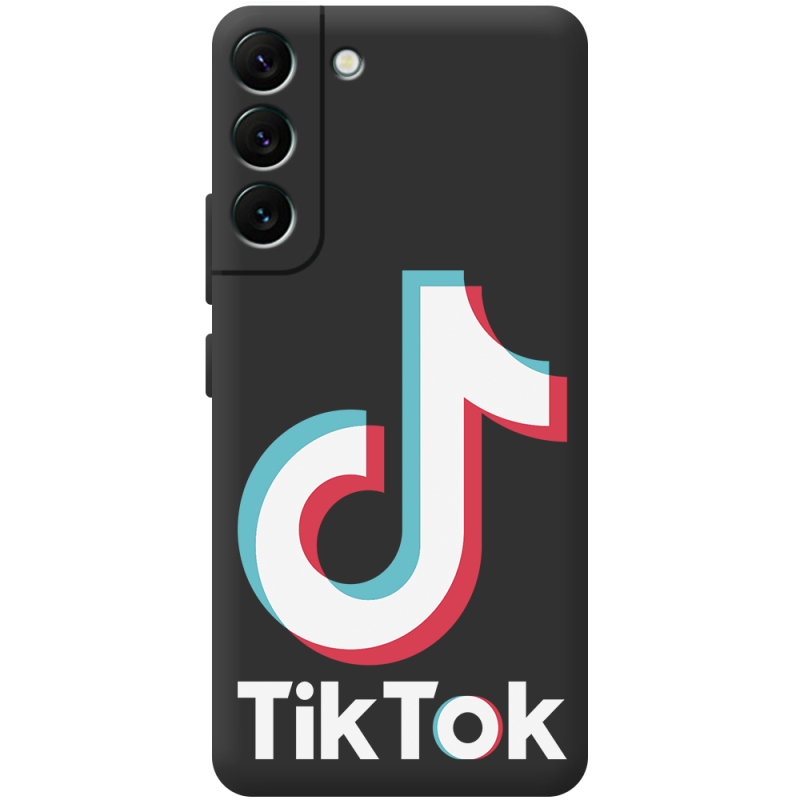 Черный чехол BoxFace Samsung Galaxy S22 Plus (S906) Tik Tok