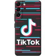 Черный чехол BoxFace Samsung Galaxy S22 Plus (S906) Tik Tok