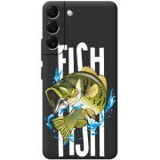 Черный чехол BoxFace Samsung Galaxy S22 Plus (S906) Fish