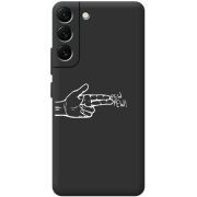 Черный чехол BoxFace Samsung Galaxy S22 Plus (S906) Pew Pew