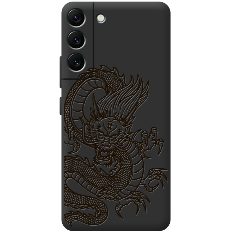 Черный чехол BoxFace Samsung Galaxy S22 Plus (S906) Chinese Dragon