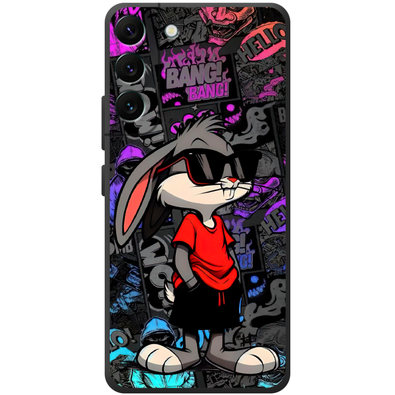 Черный чехол BoxFace Samsung Galaxy S22 Plus (S906) Малий вухань