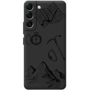 Черный чехол BoxFace Samsung Galaxy S22 Plus (S906) Mountains