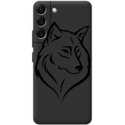 Черный чехол BoxFace Samsung Galaxy S22 Plus (S906) Wolf