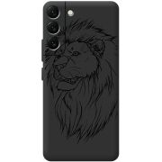 Черный чехол BoxFace Samsung Galaxy S22 Plus (S906) Lion