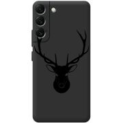 Черный чехол BoxFace Samsung Galaxy S22 Plus (S906) Deer