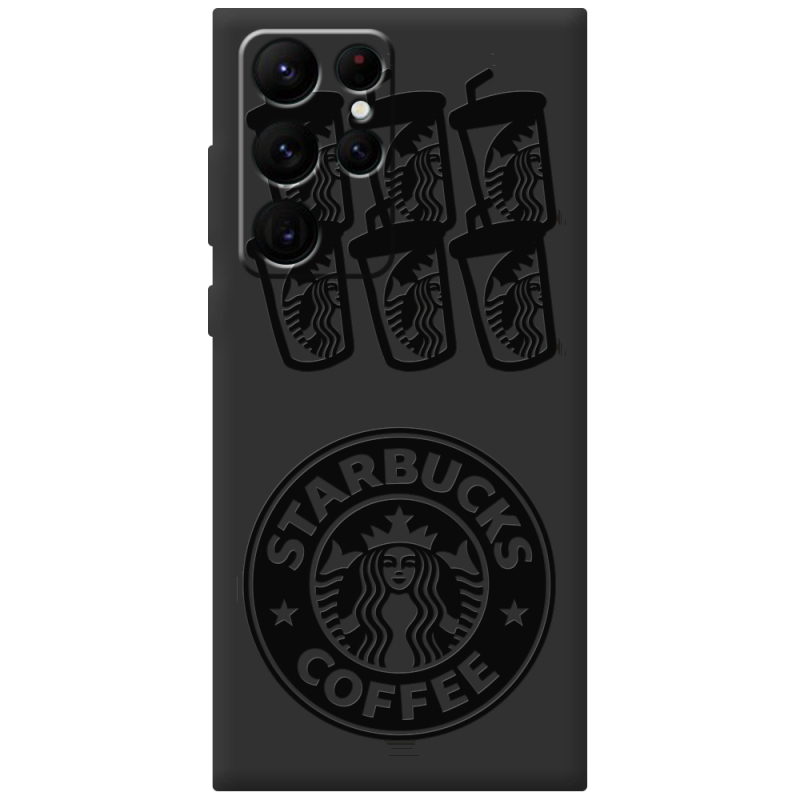 Черный чехол BoxFace Samsung Galaxy S22 Ultra (S908) Black Coffee