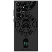 Черный чехол BoxFace Samsung Galaxy S22 Ultra (S908) Dark Coffee