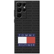 Черный чехол BoxFace Samsung Galaxy S22 Ultra (S908) Tommy Print