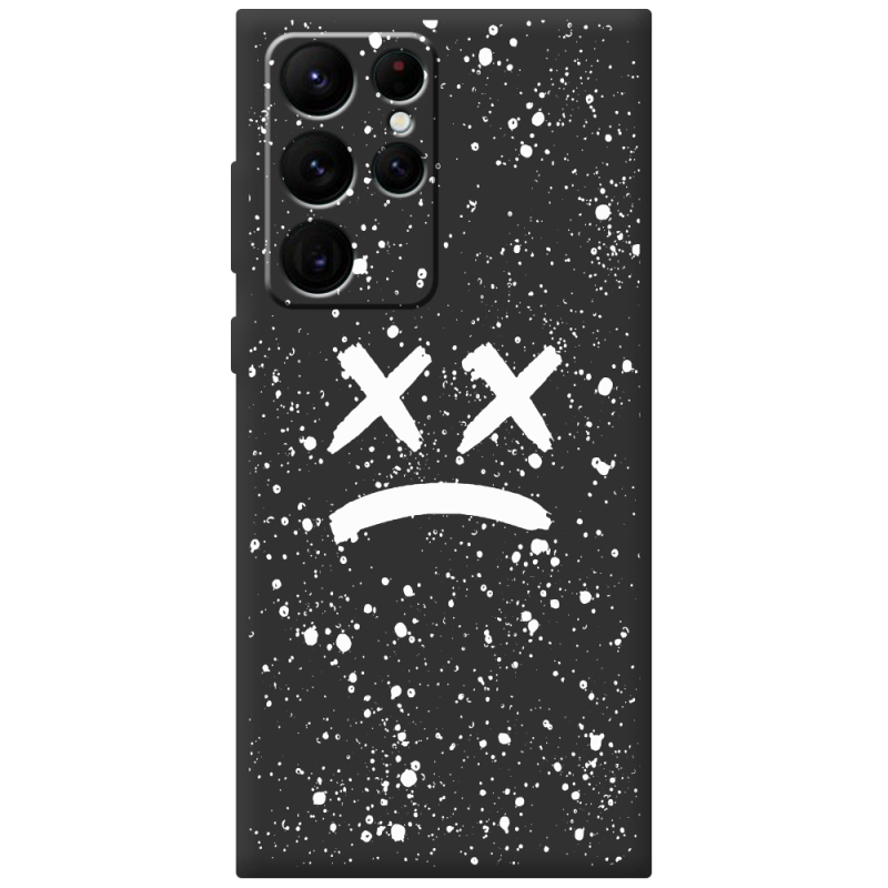 Черный чехол BoxFace Samsung Galaxy S22 Ultra (S908) Sad Way