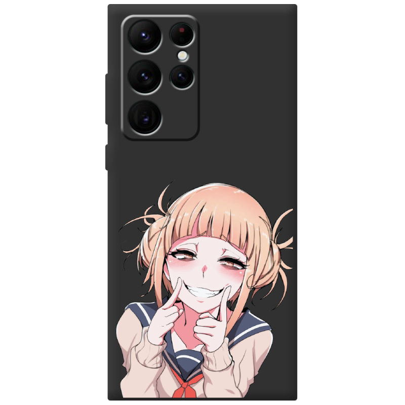 Черный чехол BoxFace Samsung Galaxy S22 Ultra (S908) Himiko Toga Smile