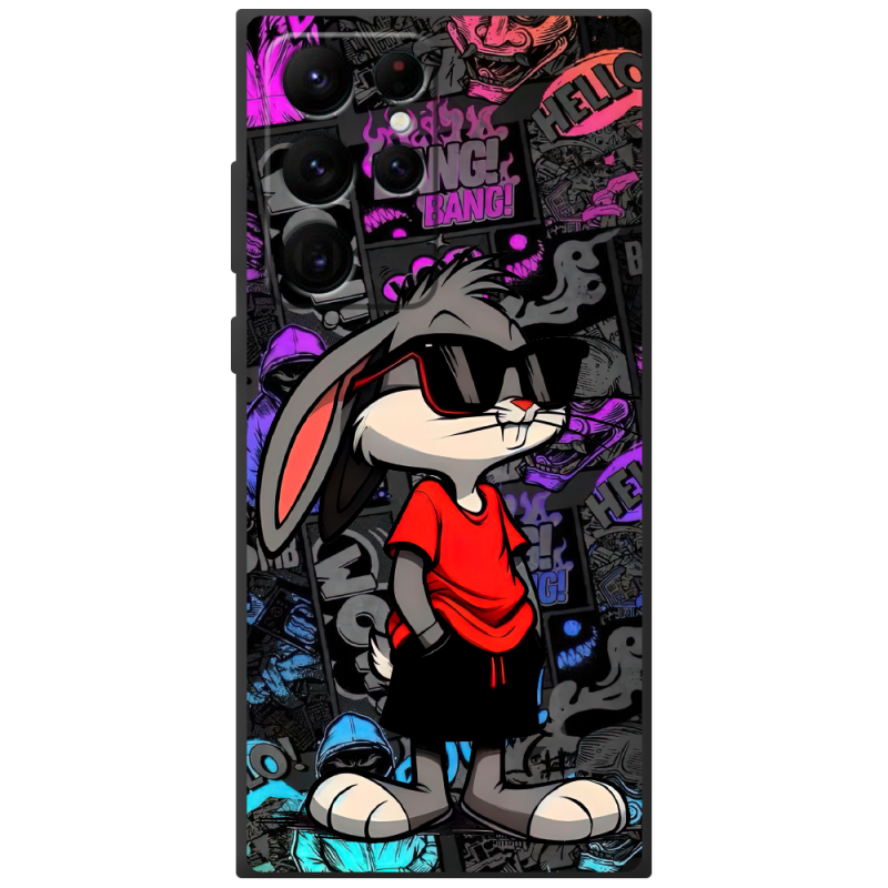 Черный чехол BoxFace Samsung Galaxy S22 Ultra (S908) Малий вухань