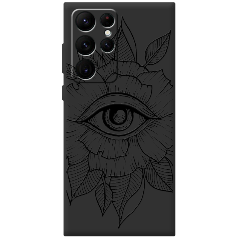 Черный чехол BoxFace Samsung Galaxy S22 Ultra (S908) Eye