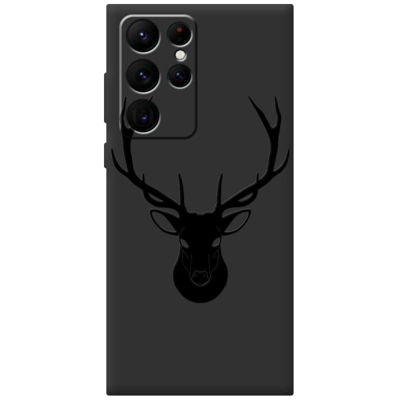 Черный чехол BoxFace Samsung Galaxy S22 Ultra (S908) Deer