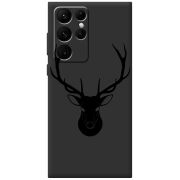 Черный чехол BoxFace Samsung Galaxy S22 Ultra (S908) Deer