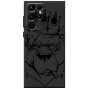 Черный чехол BoxFace Samsung Galaxy S22 Ultra (S908) Bear King