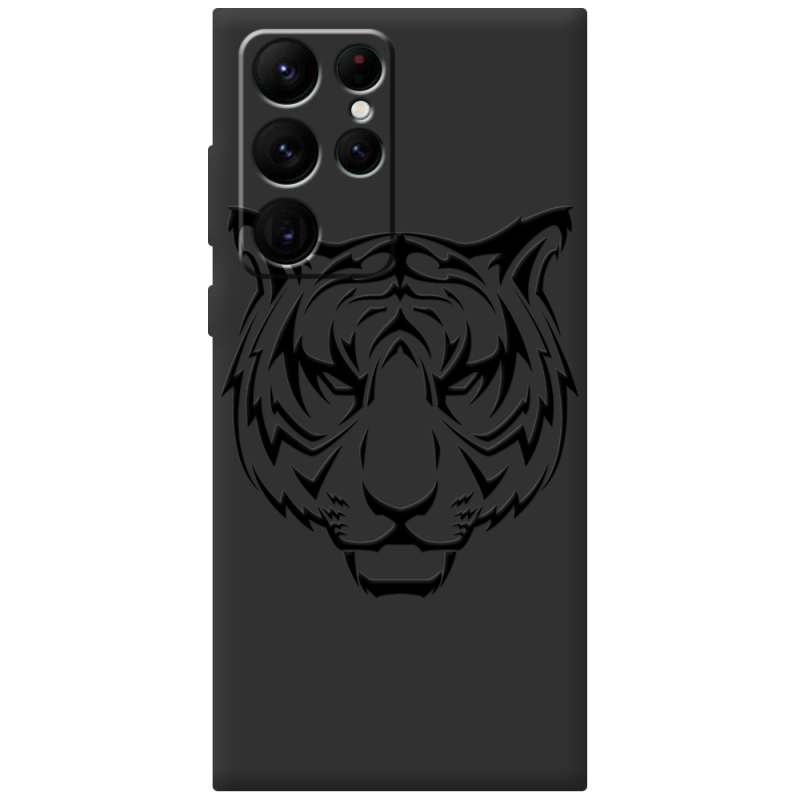 Черный чехол BoxFace Samsung Galaxy S22 Ultra (S908) Tiger