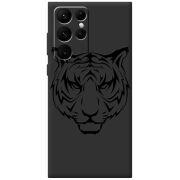 Черный чехол BoxFace Samsung Galaxy S22 Ultra (S908) Tiger