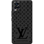 Черный чехол BoxFace Vivo V21E LV Style