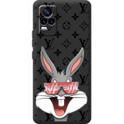 Черный чехол BoxFace Vivo V21E looney bunny