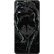 Черный чехол BoxFace Vivo V21E Wolf