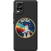 Черный чехол BoxFace Vivo V21E NASA