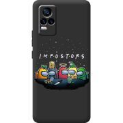 Черный чехол BoxFace Vivo V21E Among Us Impostors