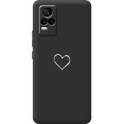 Черный чехол BoxFace Vivo V21E My Heart