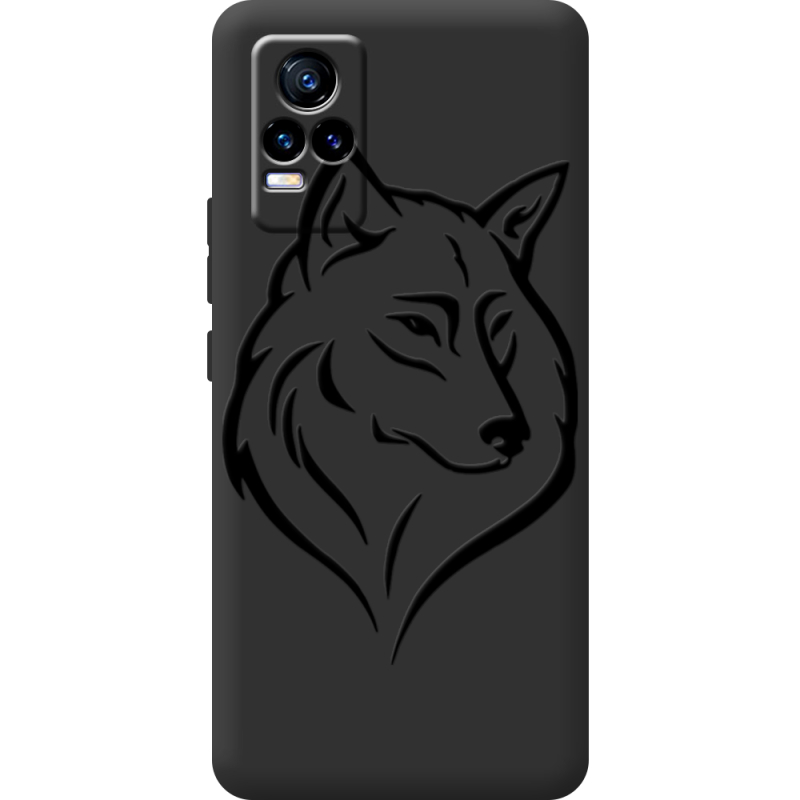 Черный чехол BoxFace Vivo V21E Wolf