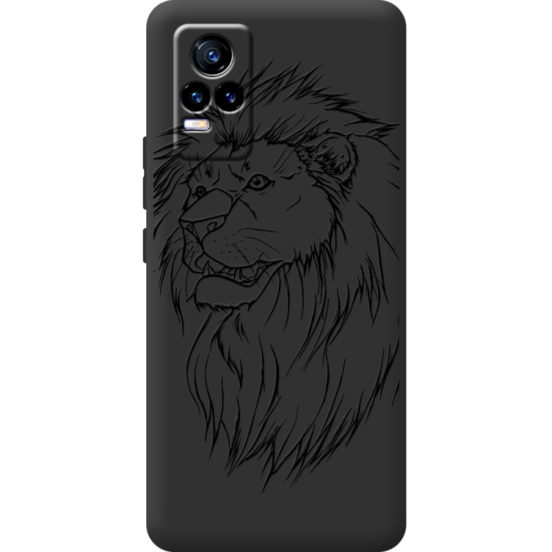 Черный чехол BoxFace Vivo V21E Lion