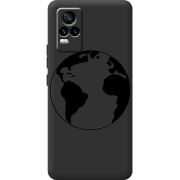 Черный чехол BoxFace Vivo V21E Earth