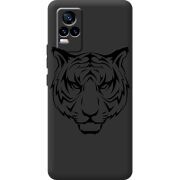 Черный чехол BoxFace Vivo V21E Tiger