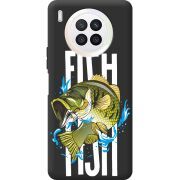 Черный чехол BoxFace Huawei Nova 8i Fish