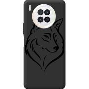 Черный чехол BoxFace Huawei Nova 8i Wolf