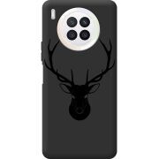 Черный чехол BoxFace Huawei Nova 8i Deer