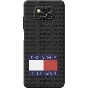 Черный чехол BoxFace Poco X3 Tommy Print