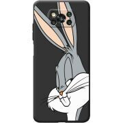 Черный чехол BoxFace Poco X3 Lucky Rabbit