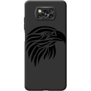 Черный чехол BoxFace Poco X3 Eagle