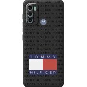 Черный чехол BoxFace Motorola G60 Tommy Print