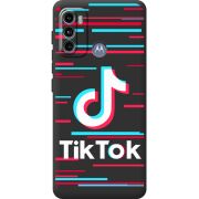 Черный чехол BoxFace Motorola G60 Tik Tok