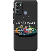 Черный чехол BoxFace Motorola G60 Among Us Impostors