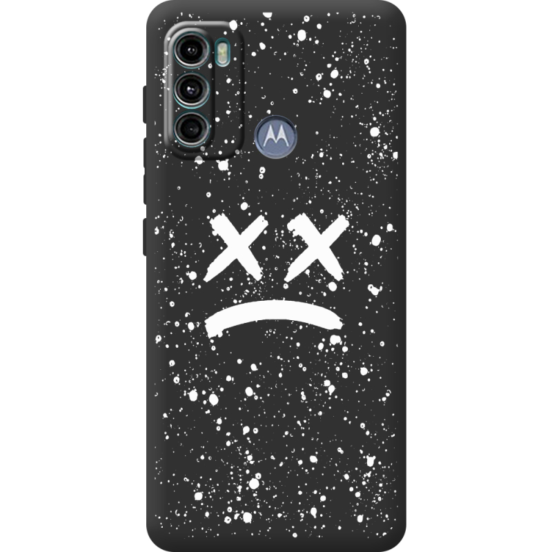 Черный чехол BoxFace Motorola G60 Sad Way